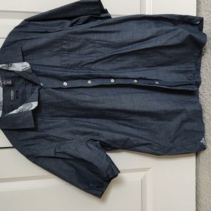 Van Heusen never tuck slim fit button down shirt